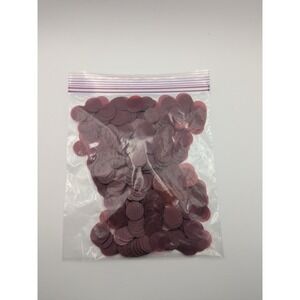 Vtg‎ Magnetic Bingo Markers Bulk Lot 7 oz Round Red Plastic Hash Markings Retro